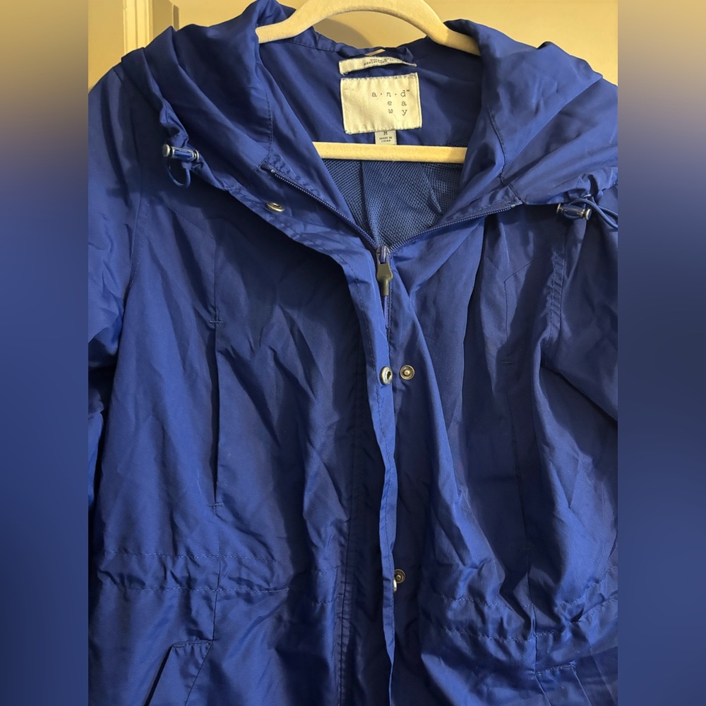 A New Day Women's Royal Blue Rain Jacket